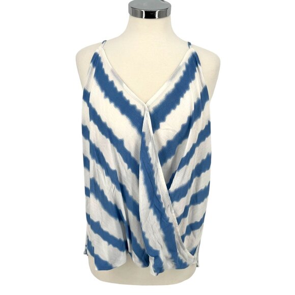 Market & Spruce Tie-Dye Sleeveless Wrap Top Size XXL NWT - Picture 1 of 7
